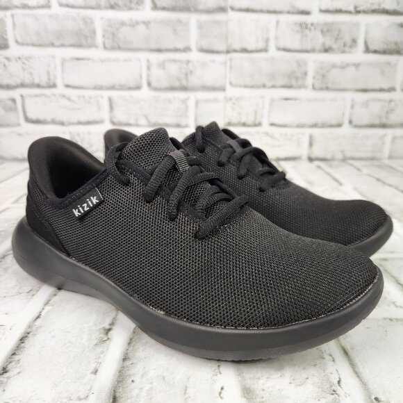 Kizik Madrid Size Women's 7 Men's 5.5 Wide Black Handsfree Athletic Slip On Shoe - Picture 1 of 10